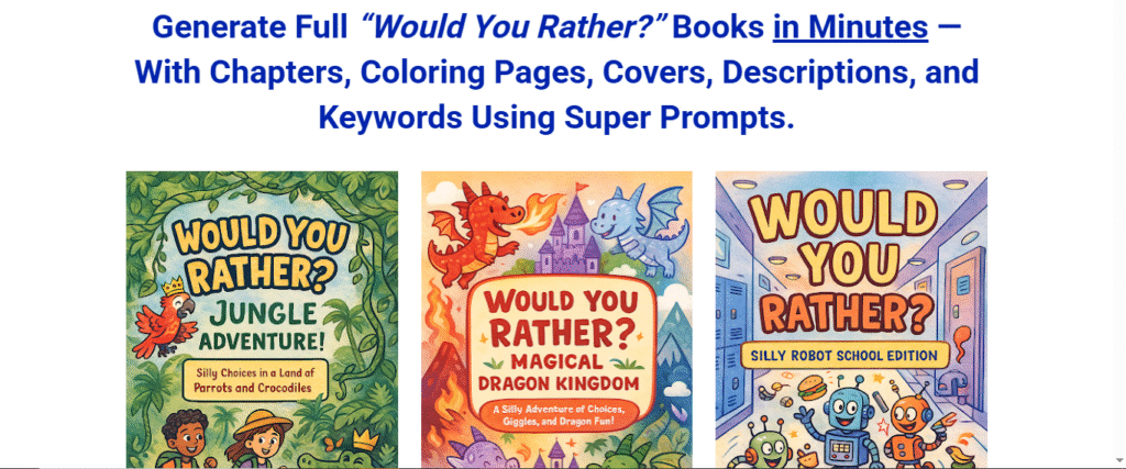 would you rather book ai